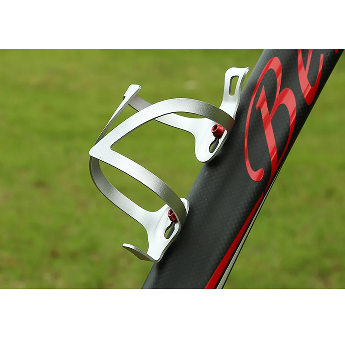 

1Pcs Bike Bottle Rack Aluminum Alloy Lightweight Durable Bottle Holder Rack for Mountain Bike Outdoor Riding Secure Fit