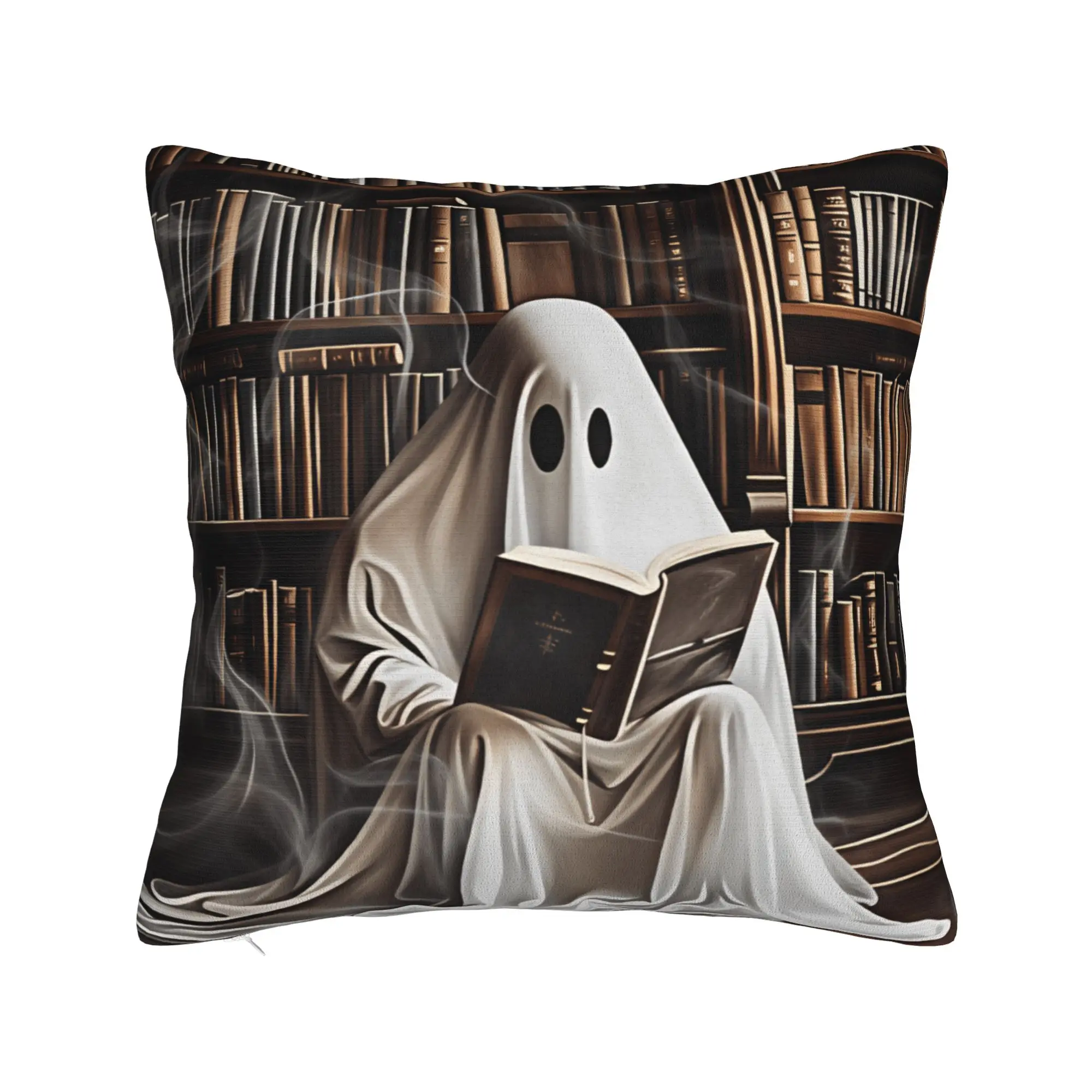 Ghost Diamond Art Pillow Cover  Graphic Cushion Cover Kawaii Pillow Case For Living Room Sofa