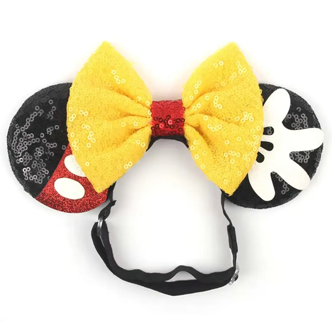 Ziming 9.5 cm Big Size Black Mouse Ears Headband For Girls 5\