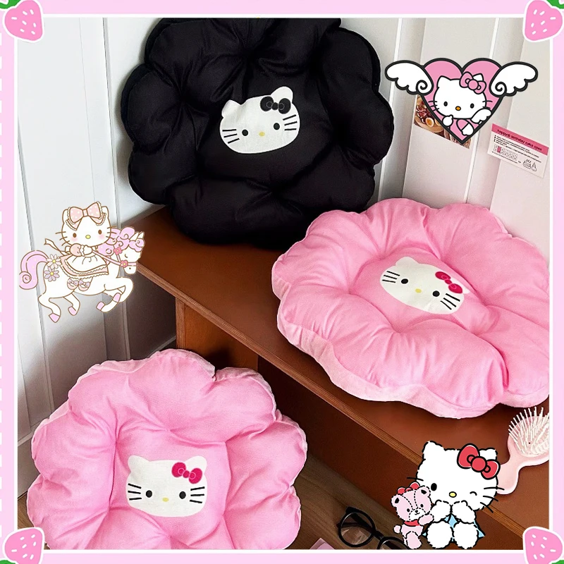 

Hello Kitty Cushion Kawaii Soft Comfortable Sofa Pillow Office Home Sweet Lovely Anime Sanrioed Stylish Cute Girls Kids Gift