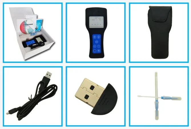 ATP Detector Swab Fluorescence Detection Stick Analyzer Bacteria Sampling Stick Handheld Surface Cleanliness