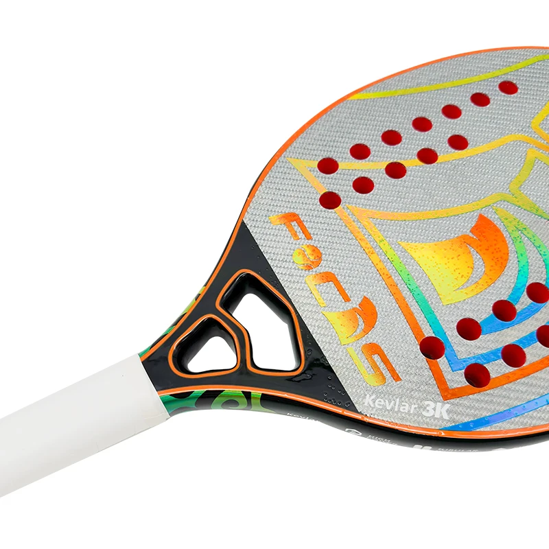 Gaivota - focas 2023 Beach Tennis racquet silver bullet Kevlar red EVA28 hole limited pre-sale