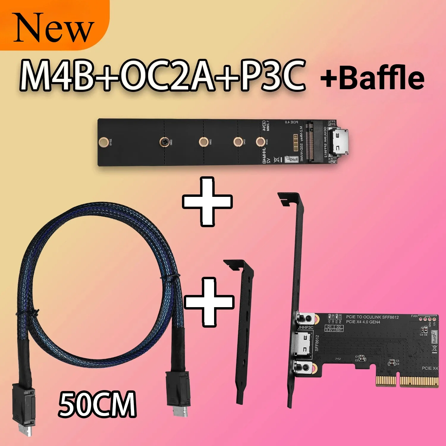 A*2様 MINISFORUM HX90＋NVMe→OCuLink変換カードセッ