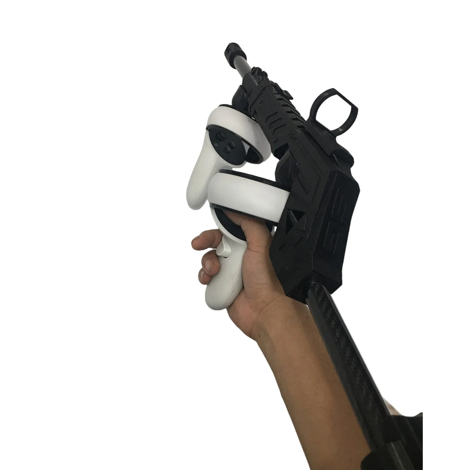 VR Game Gun Stock per Oculus Quest 2/1 controller Shooting Gun Stand Enhanced VR Experience Shooting Game per Oculus Rift S