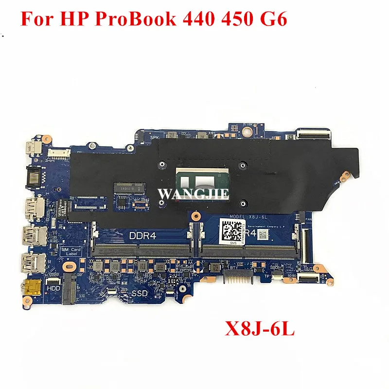 

X8J-6L DAX8JMB16E0 для ноутбука HP ProBook 440 G6 450 G6, материнская плата с процессором I3 I5 I7 L44881-601 L44883-601 L44886-001 DDR4