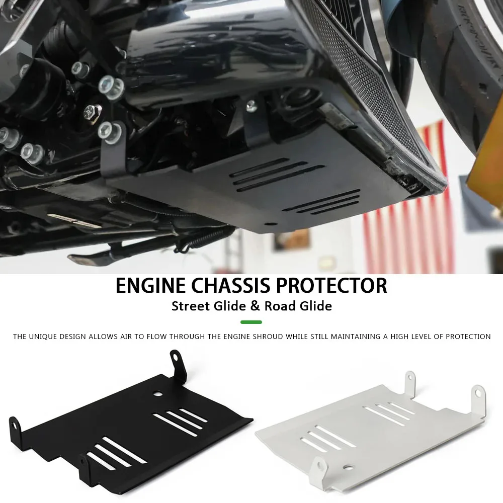 Защитная пластина двигателя мотоцикла, аксессуары для защиты шасси двигателя для Touring CVO Road Glide Street Glide FLTRXSE FLHXSE 2024 2025