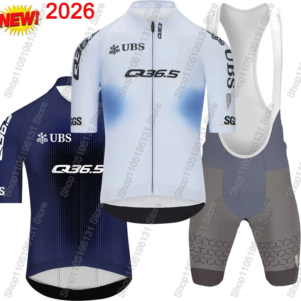 Q36.5 Team 2026 Cycling Jersey Set Switzerland Mens Bicycle Clothing Road Bike Shirts Suit Bicycle Bib Shorts MTB Ropa Maillot