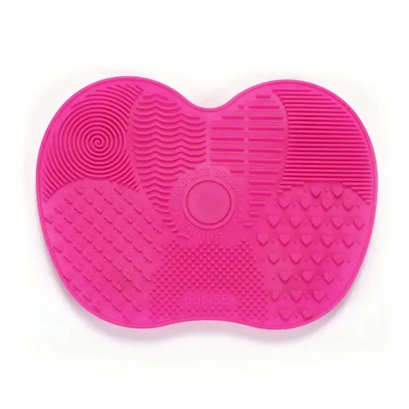 Nettoyeur de brosse en Silicone, 1 à 3 pièces, brosse de lavage de maquillage cosmétique, tapis de nettoyage de Gel, fond de teint, tampon de nettoyage de brosse de maquillage, planche à récurer