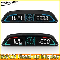AD Car B3 OBD/G3 GPS Head Up Display velocímetro Digital pantalla HUD multifuncional con función de alarma accesorios para automóviles
