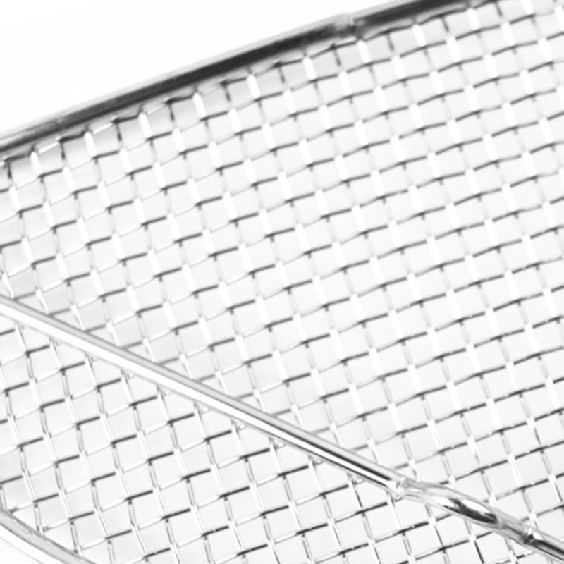 ABKJ-Fried Tempura Net Stainless Steel Grill Hamburger Fried Chicken Grease Net Japanese Cuisine Slate Pork Rack Home
