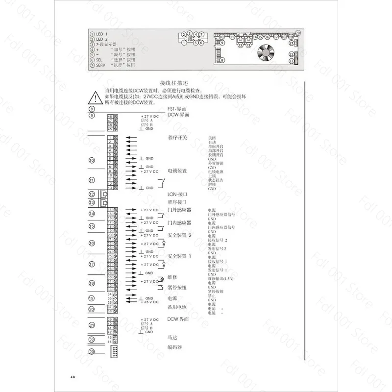 Control Unit for DORMA ES 200 Sliding Door Operator