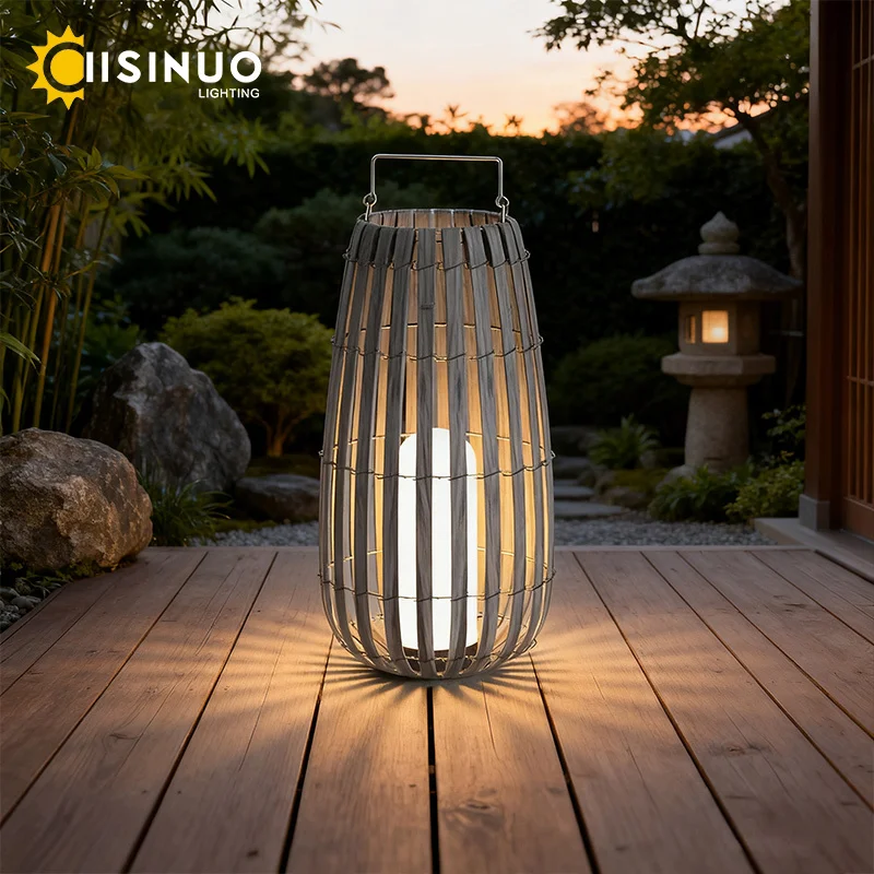 

Solar Garden Lights Rattan Woven Outdoor IP65 Waterproof Landscape Lawn Lamp 3000K For Home Villa Courtyard Garden Patio Camping