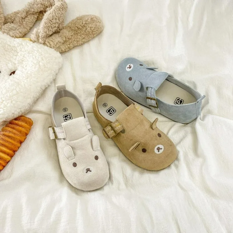 

New Thick Bottom Rilakkuma Women's Shoes Cartoon Height Increase Anime Periphery Retro Cute Rilakkuma Slippers