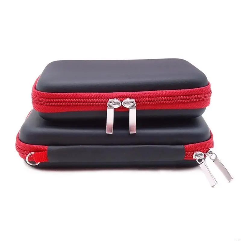 Leather USB Drives Storage Case SDXC SDHC Card Holder Organizers Thumb Drive Case for USB Flash Drive Jump Drive Cable K92C