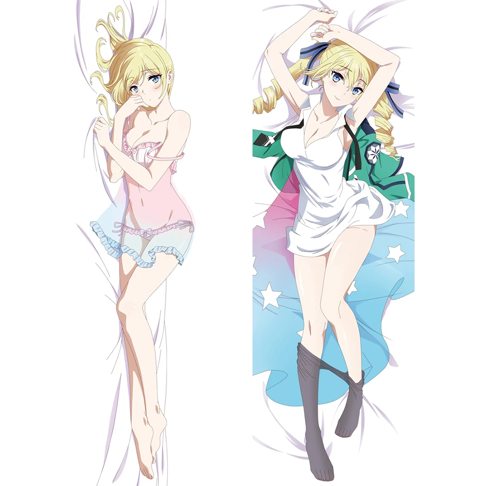 60x180cm Dakimakura Anime Angelina Kudou Shields Cosplay  Body Pillowcase Double-sided Print Fullbody Pillow Cushion Cover Gift