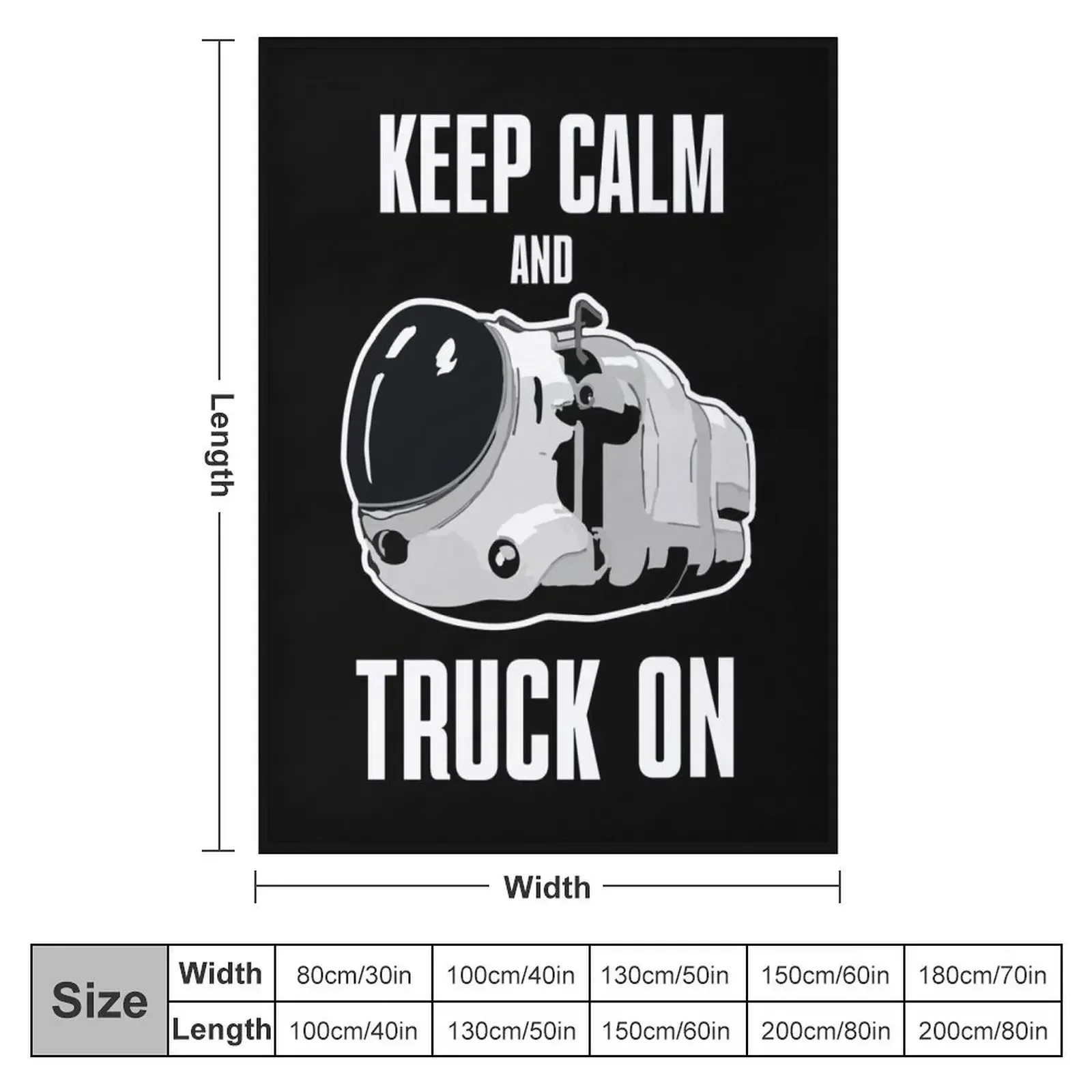 Keep calm and truck on Throw Blanket Blankets Sofas Of Decoration Bed Quilt Loose Blankets