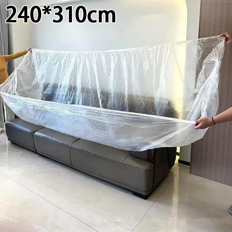 Transparent Disposable Bed Cover Waterproof  Single Use Mattress Protector Anti Stain for Guesthouse Clinic