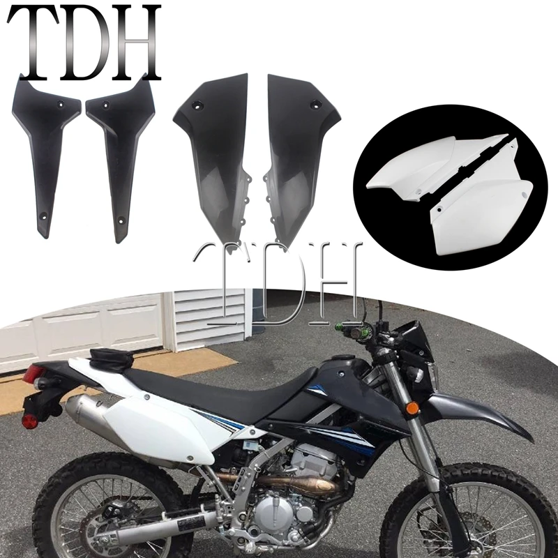 Motocross Headlight Mudguard Fender Radiator Shroud Side Panel for Kawasaki KLX250 D-tracker X 250 2008-2019 Plastic Fairing