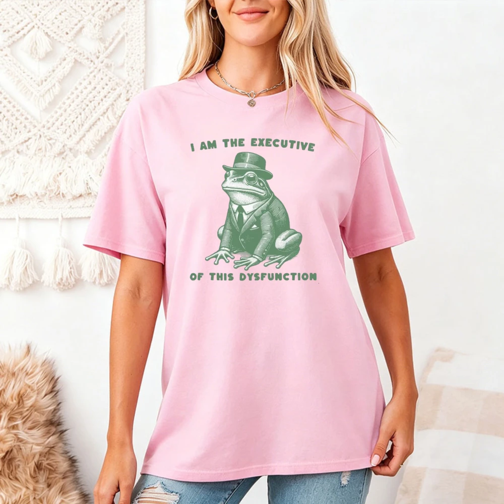 I Am the Executive of This Dysfunction Shirt Frog Shirt Office Humor Tee Manager Gift Sarcastic Humor Graphic Tee