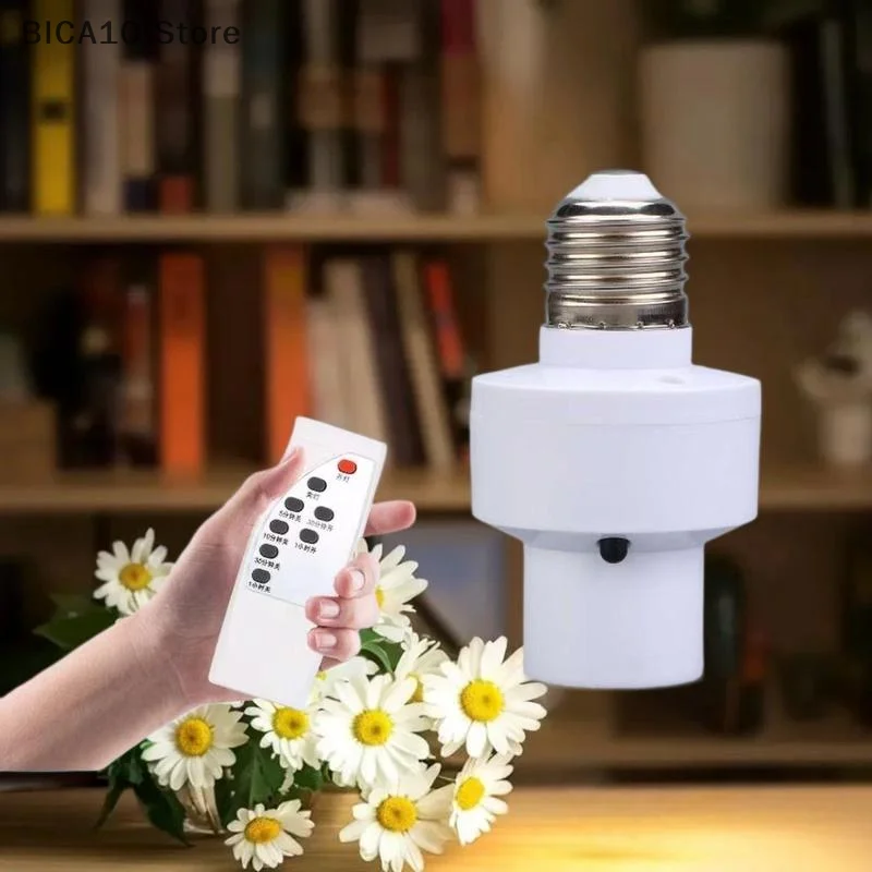 قاعدة مصابيح التحكم عن بعد اللاسلكية الذكية AC85-265V E27، أداة حامل مصباح مفتاح المنزل الذكي