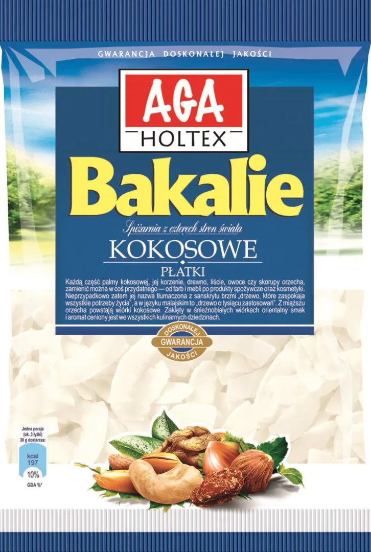 Aga Holtex Płatki kokosowe 50g Bakalie