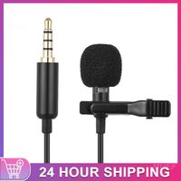 Stereo Mic Noise Reduction Mini For Microphone Jack 3.5mm For Smart Phone Laptop Pc Handheld Audio Microphone