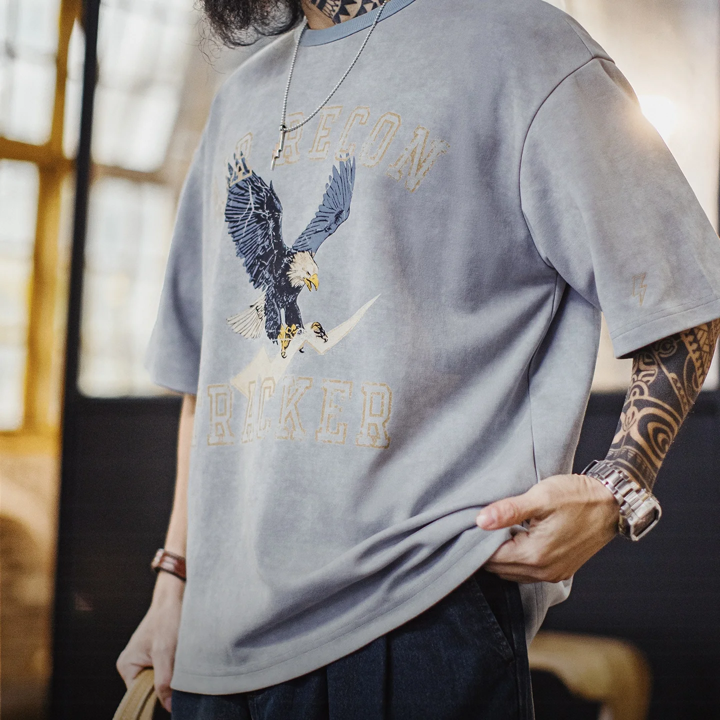 Maden Heren T-shirt met korte - Street Fashion Vintage recensie en prijs
