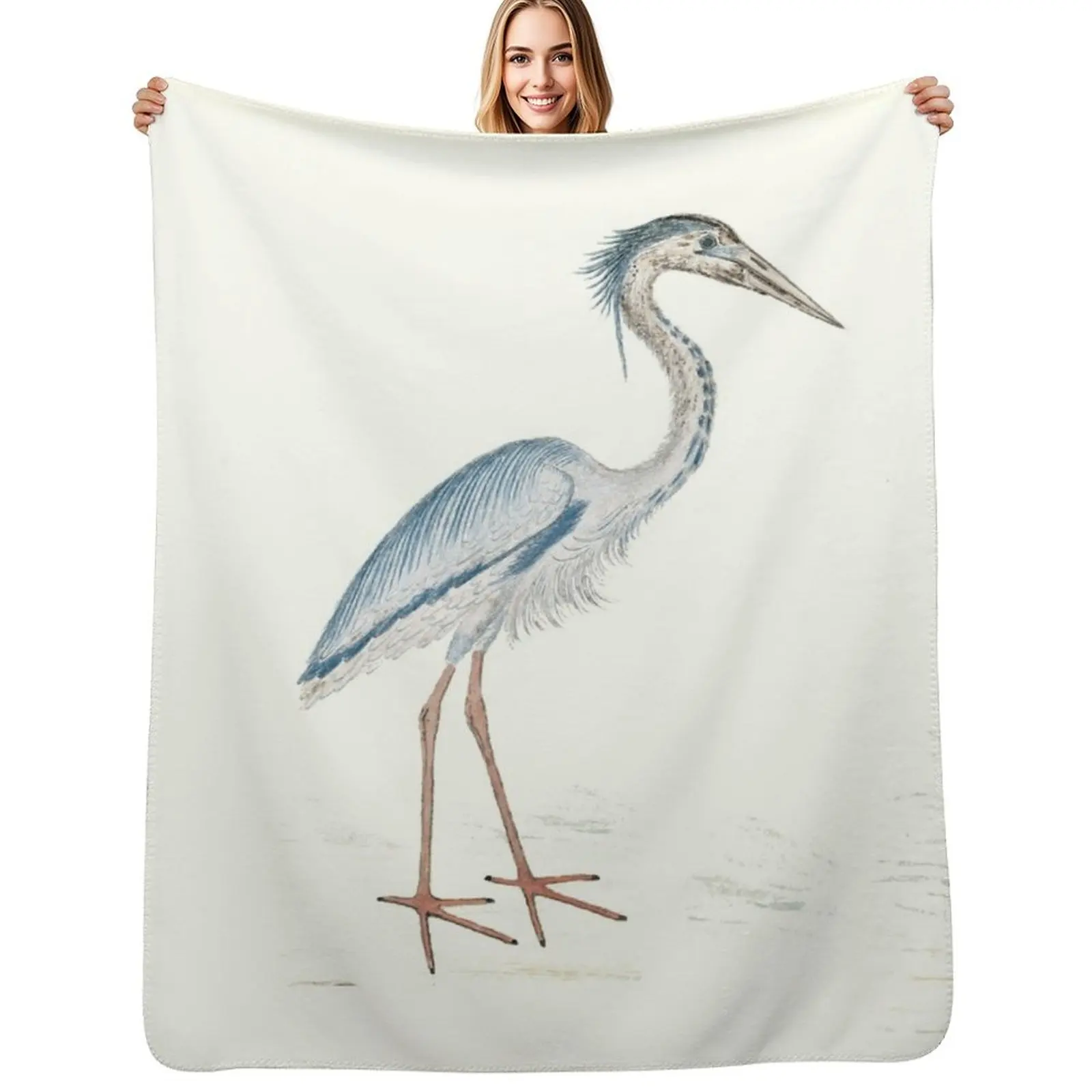 Heron Throw Blanket Versatile Cozy Throw Blanket for All Occasions