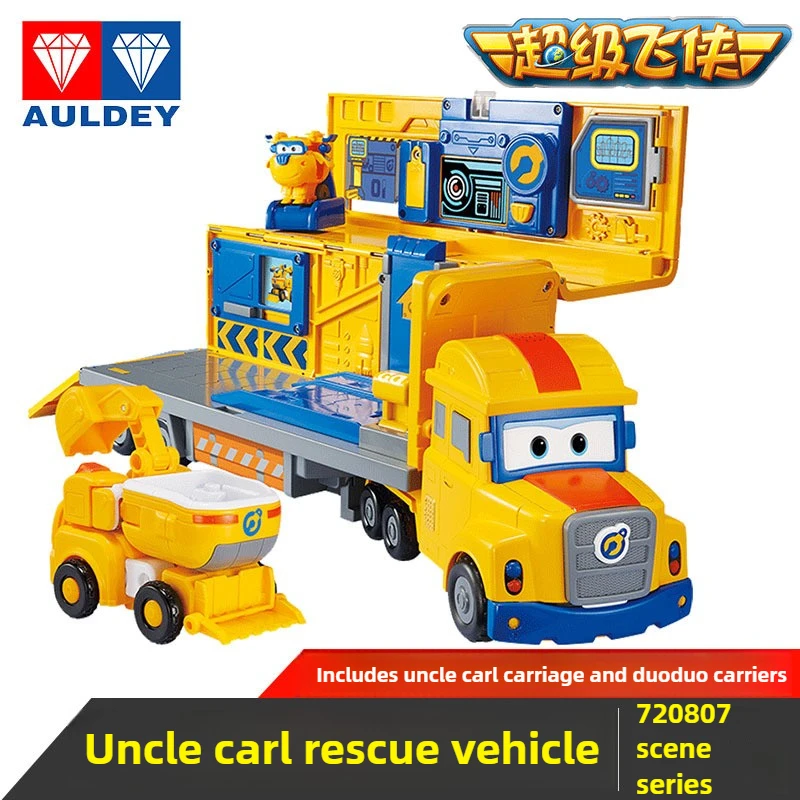 

Супер Летающий Человек, Спасательная Машина Дядя Карла, Набор Кареток, Маленький Деформирующий Робот Набор Игрушек, Новый Продукт 720807.