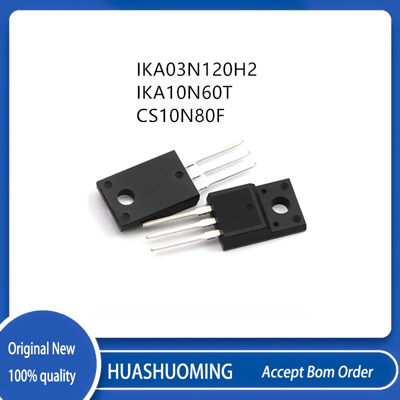 20Pcs/Lot IKA03N120H2  03N120H2 IKA10N60T 10N60T CS10N80F CS10N80  TO-220F