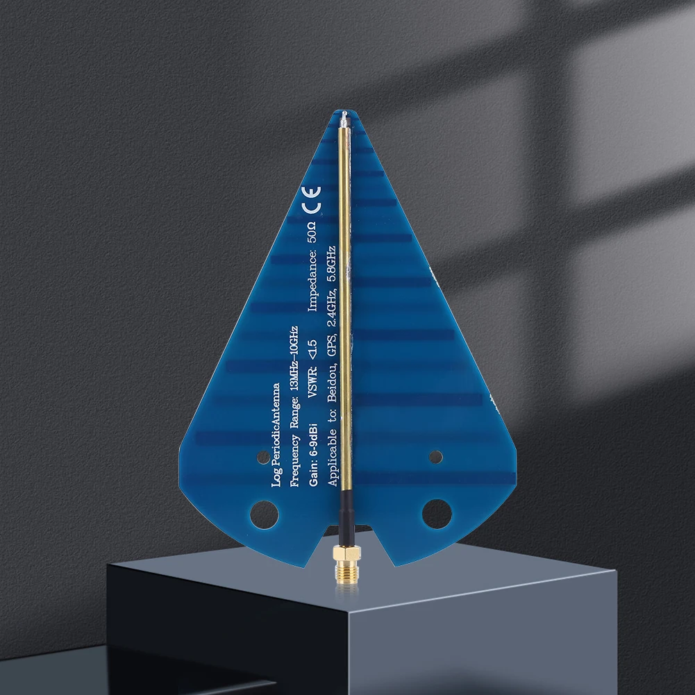 1300MHz-10GHz High Gain Antenna 6-9dB Gain Passive Direction Finding Antenna Horizontal/Vertical Polarization for Communicating