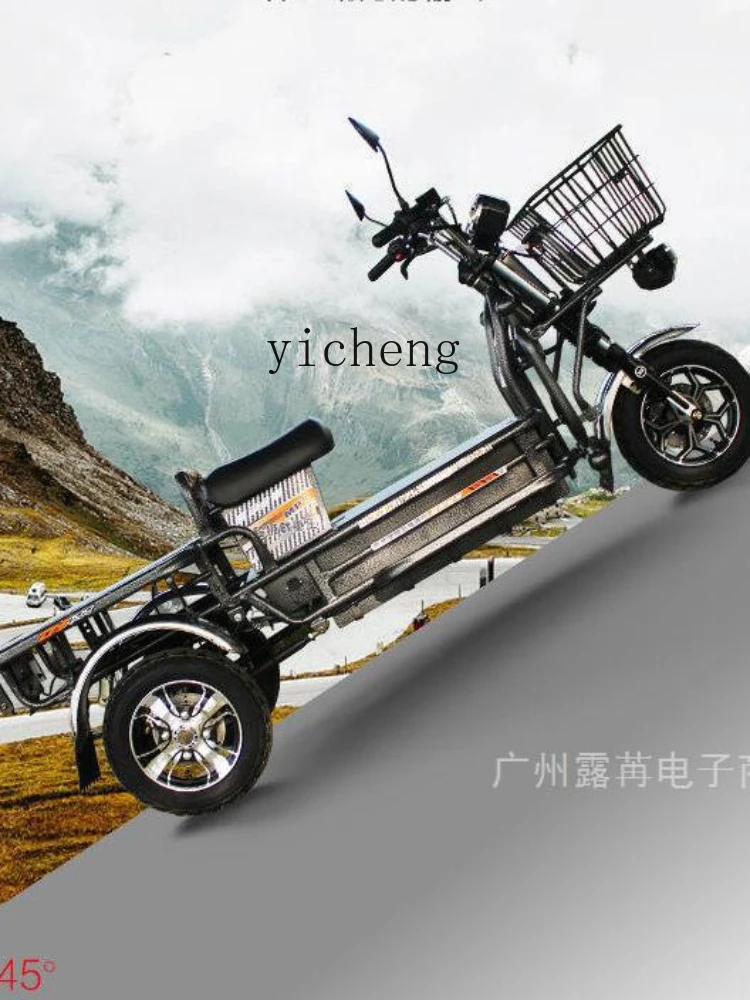 Xl Truck King Electric Tricycle High-Power Long-Distance Running King Pull Goods Express Tricycle