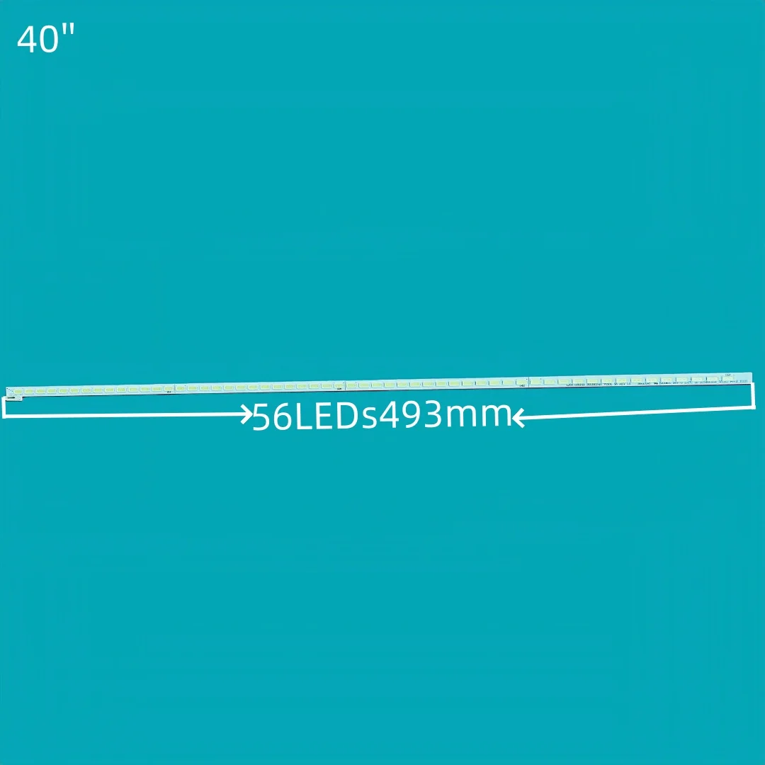 Bande LED pour TV STS400A64 2012SGS40 7030L 56 REV 1.0 LTA400HV04 LJ64-03514 LJ64-03501A STS400A75 40-gauche 40PFL5007T 40PFL5527T