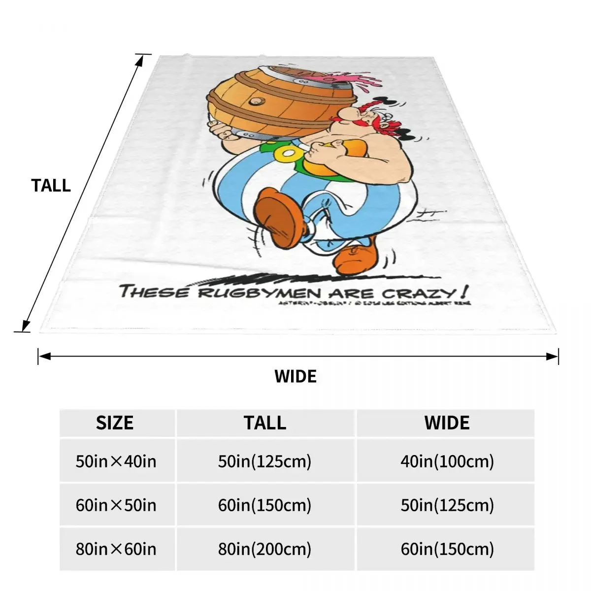 Funny Asterix And Obelix Flannel Throw Blankets Anime Cartoon Blankets for Sofa Bedroom Warm Bed Rug