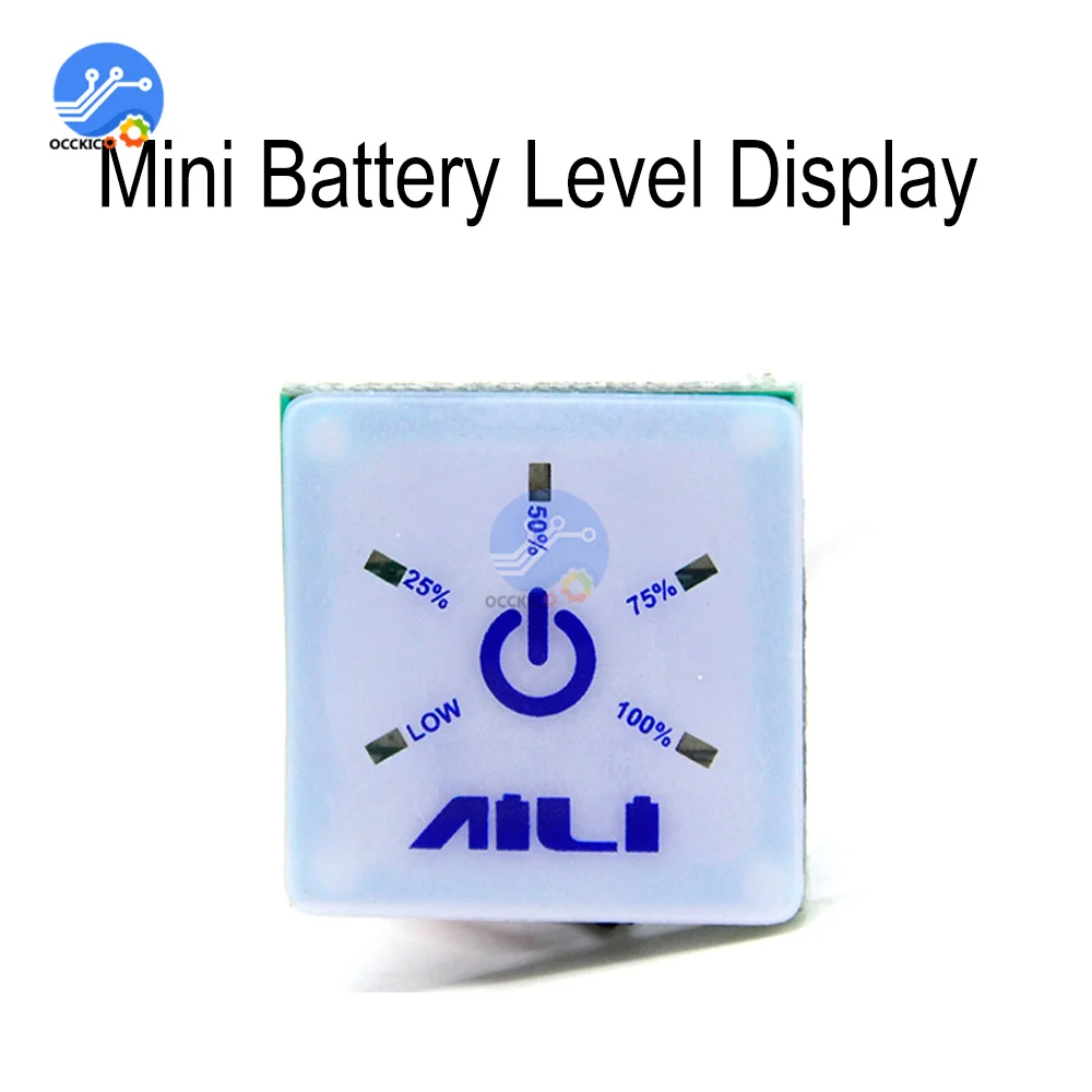 1S 2S 3S 4S 5S 6S 7S 12V Lead-acid Lithium Iron Phosphate Lithium Battery Power Display Panel With Undervoltage Indication