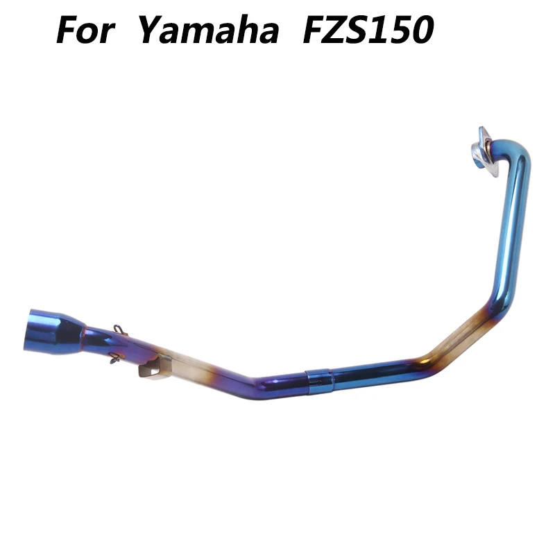 

Slip On Motorcycle Front Connect Tube Head Link Pipe Stainless Steel Exhaust System For Yamaha FZS150 All Years