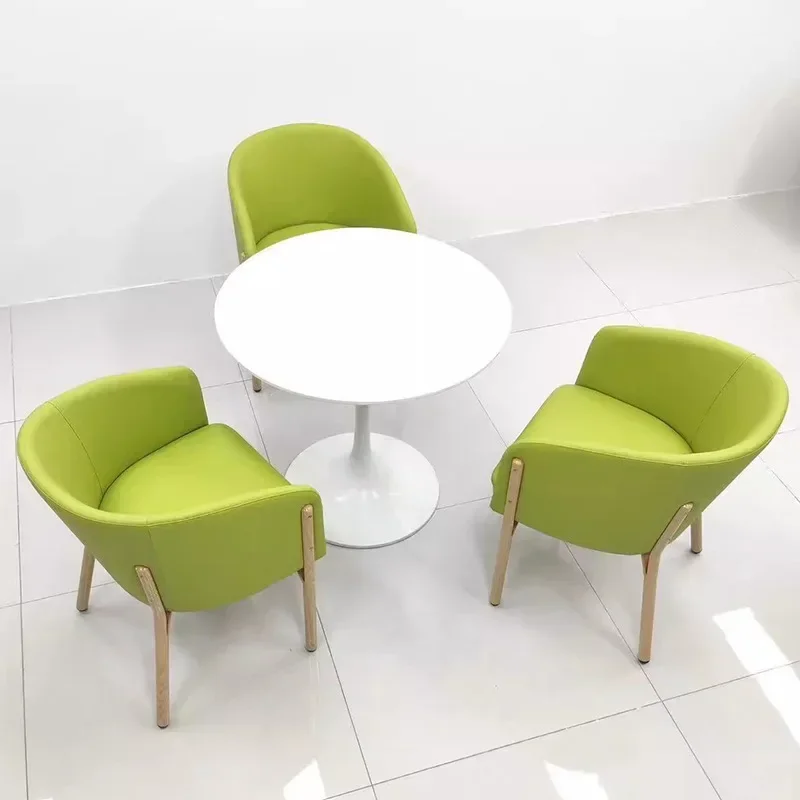 Simple and modern reception hotel meeting and negotiation chair, VIP sales office office leisure meeting chair