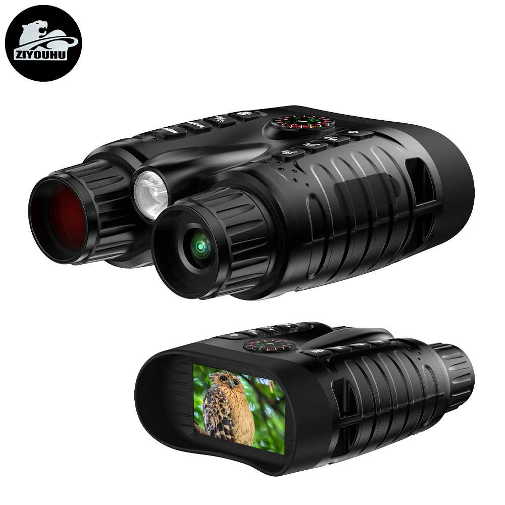 

Digital Night Vision Binoculars 4K Video Camera Infrared & White Light Dual Lamp for Long Range Night Observe Hunting Photograph