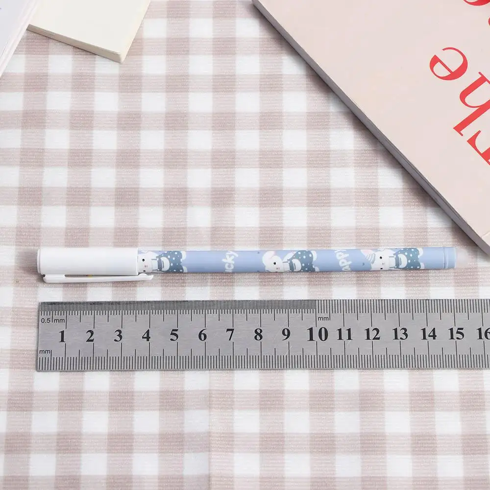 Aksesori Kantor Alat Tulis Pena Tekan 0.5Mm Pegangan Biru Dapat Dicuci Pena Dapat Dihapus Pena Gel Siswa Pena Dapat Dihapus Netral