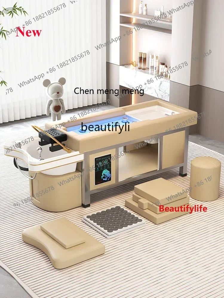 

ss cn8350 ss 8350 Прижигающая ванна для ног Встроенный керамический стальной каркас Стул для шампуня Циркуляция воды Фумигация Салон красоты H