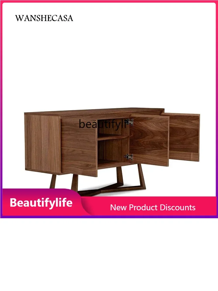 

V3286 Кухонный сервант из массива черного ореха, шкаф для гостиной, входной шкаф, шкаф для спальни, шкаф для хранения