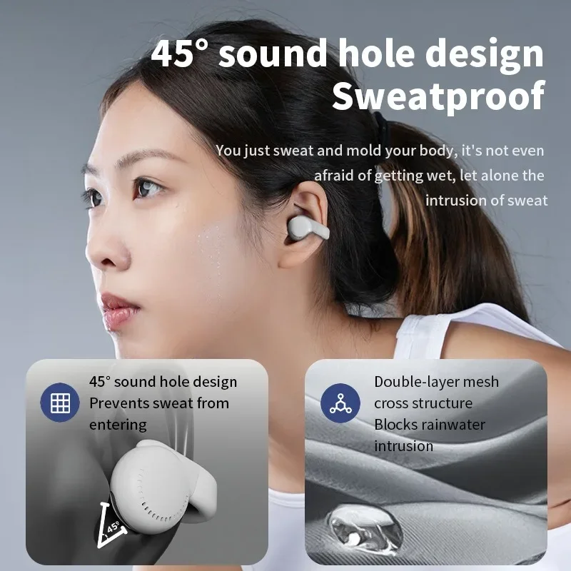 Xiaomi Mijia-auriculares inalámbricos con Bluetooth, dispositivo de audio con Clip, baja latencia, ENC Cancelación de ruido, de larga duración, para