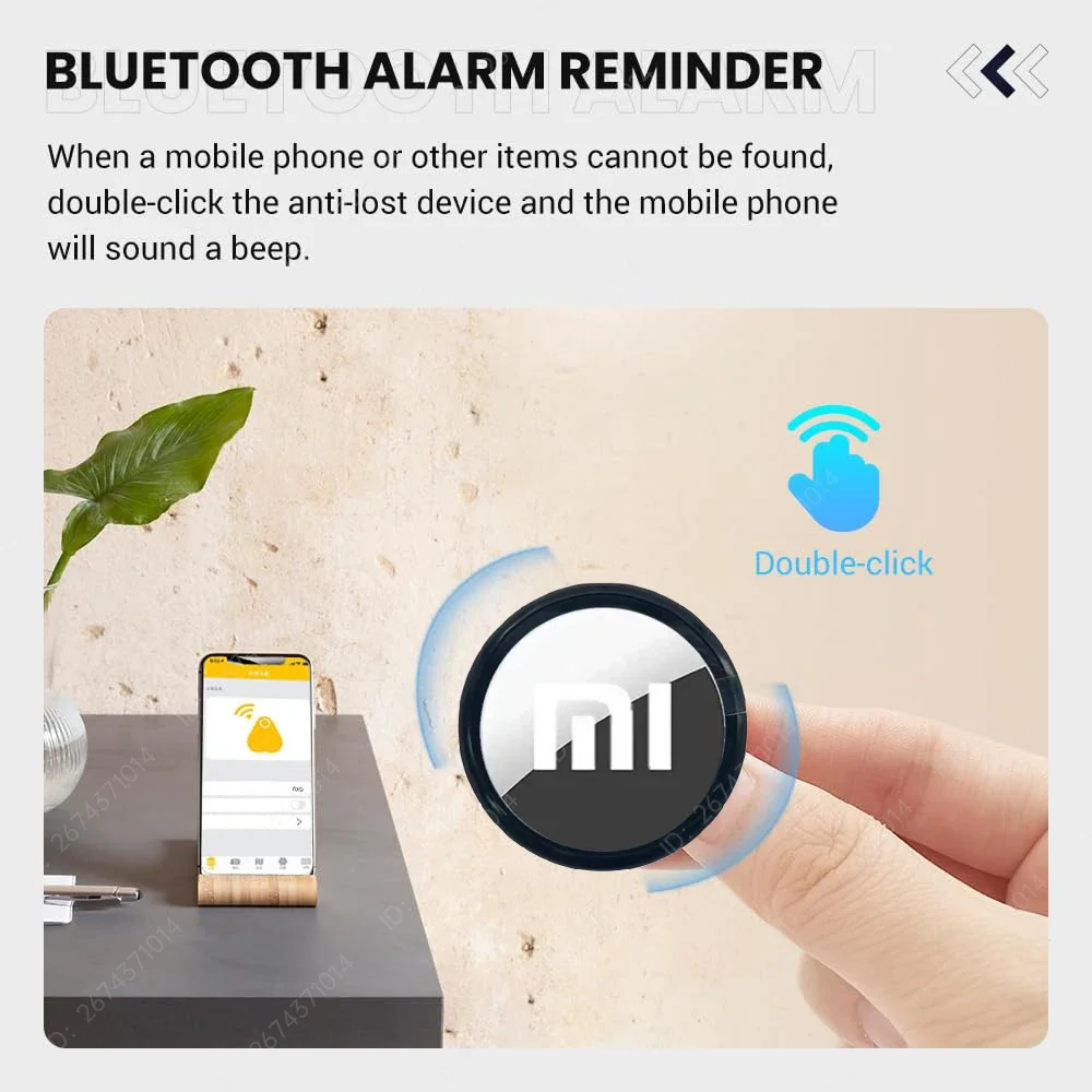 Xiaomi Portable Bluetooth Tracker Key Finder Smart Location Device Compact for Keys Wallet Pets Baggage for Tracking Belongings