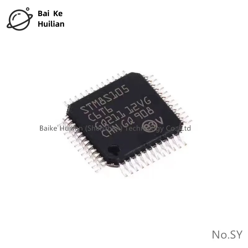 

50pcs/lot STM8S105C6T6 microcontroller chip 8-bit microcontroller SMT LQFP48 brand new original stock