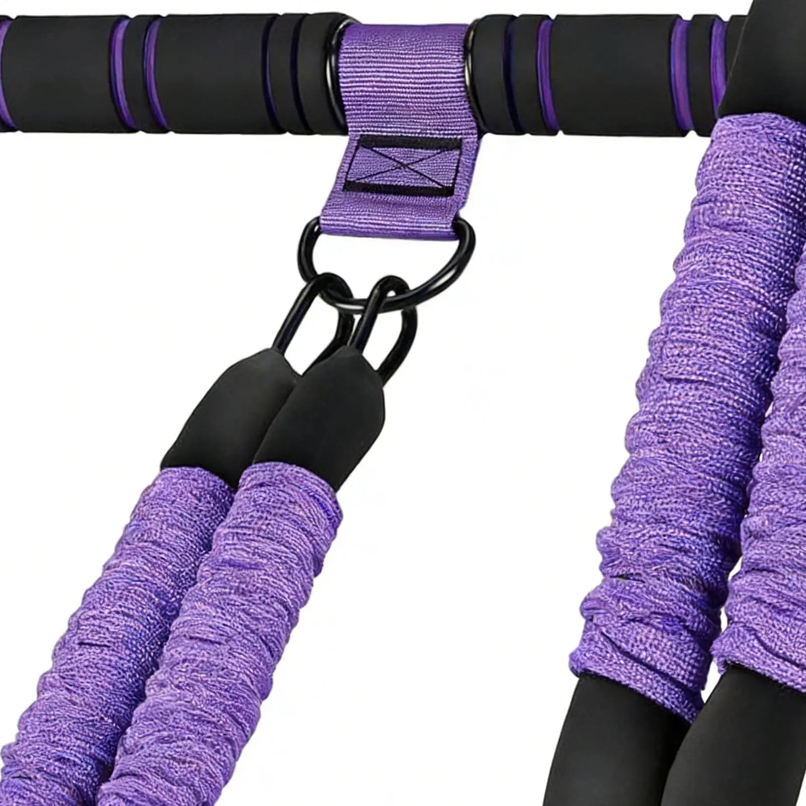 

Эластичная лента для тренировок с педалью и ручкой, тренажер для ног, устройство для фитнеса и домашних тренировок