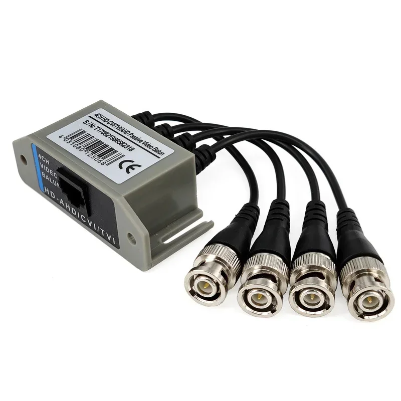 4-Channel Video Balun BNC UTP CAT5 Transmitter for CCTV/ Surveillance Camera Trend