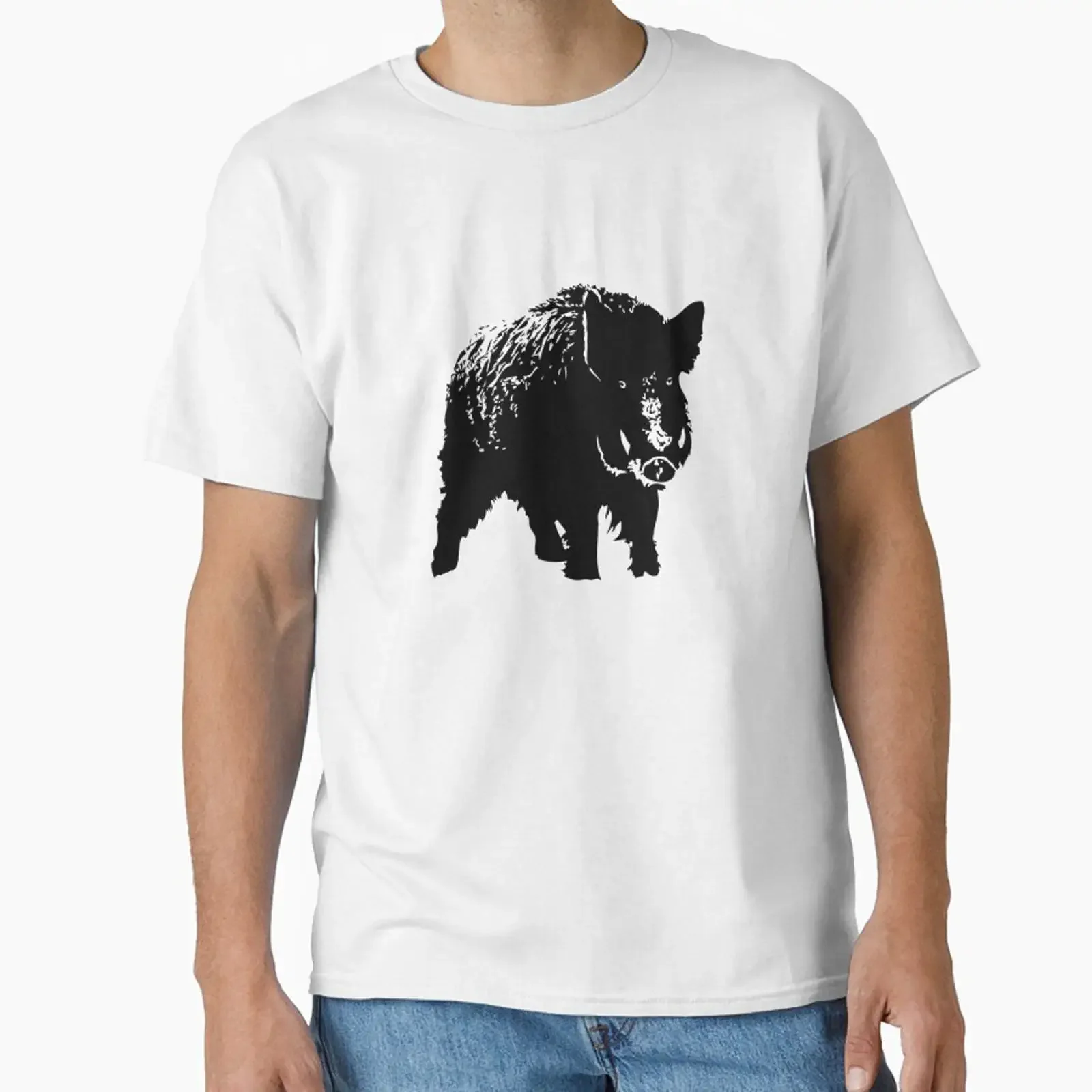 Wild Boar designed and sold by Port Stevens vintage Washed homme Slightly Breathable Casual Stylish Comfortable
