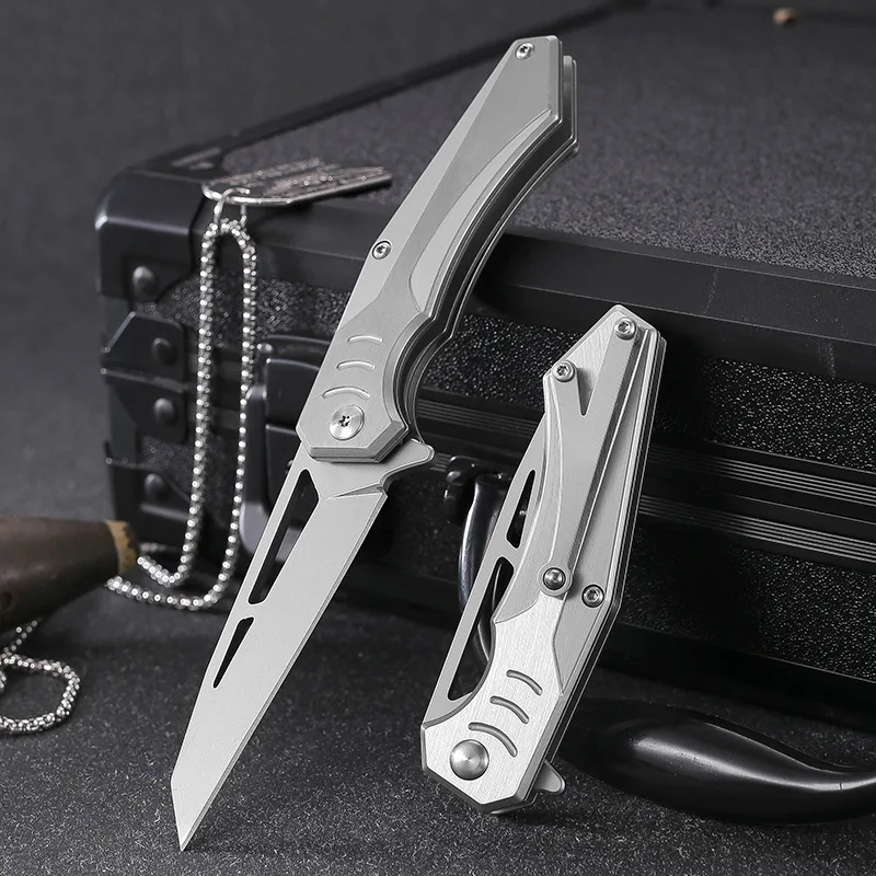 

XUANFENG D2 steel outdoor self-defense tactical folding knife camping survival portable sharp knife