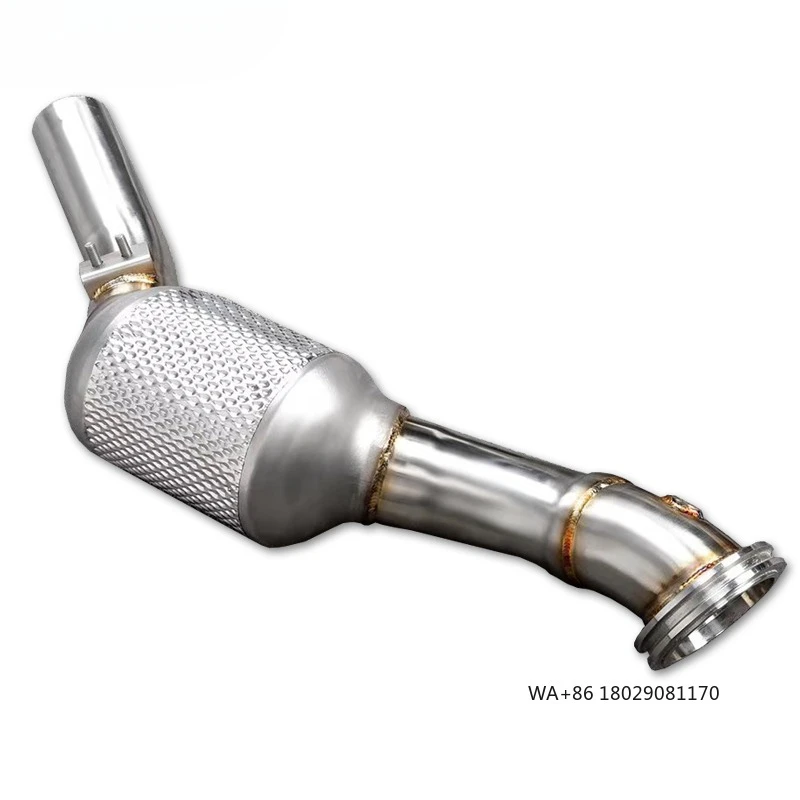 

Выхлопная труба, водосточная труба для 3.0T 2014-2018, выхлопная водосточная труба из нержавеющей стали с высоким расходом