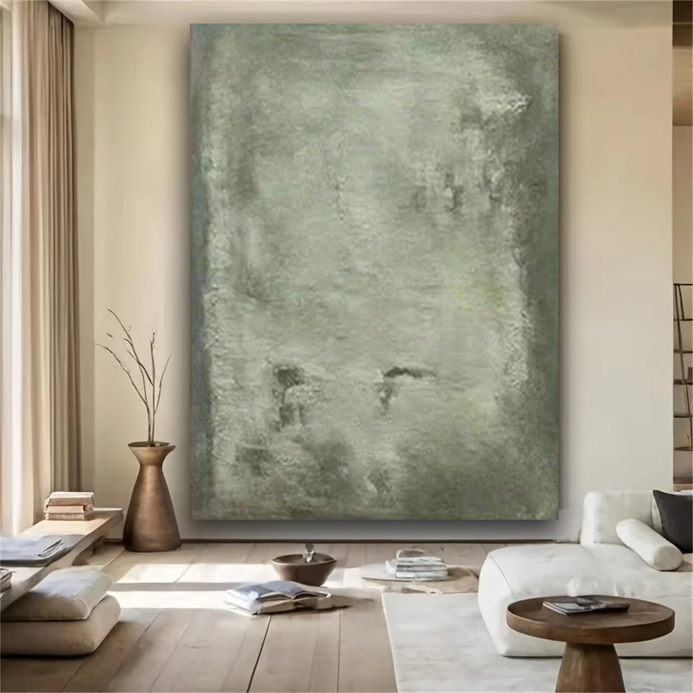 Canvas Wall Decor Gold And Off-White Texture Wall Paintings Handmade Oil Painting On Canvas Wall Art On The Sofa For Living Room